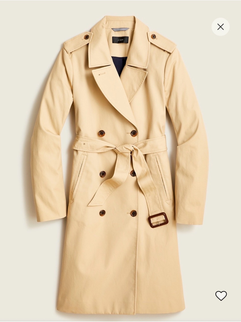 NWT- J. Crew Icon Trench Coat